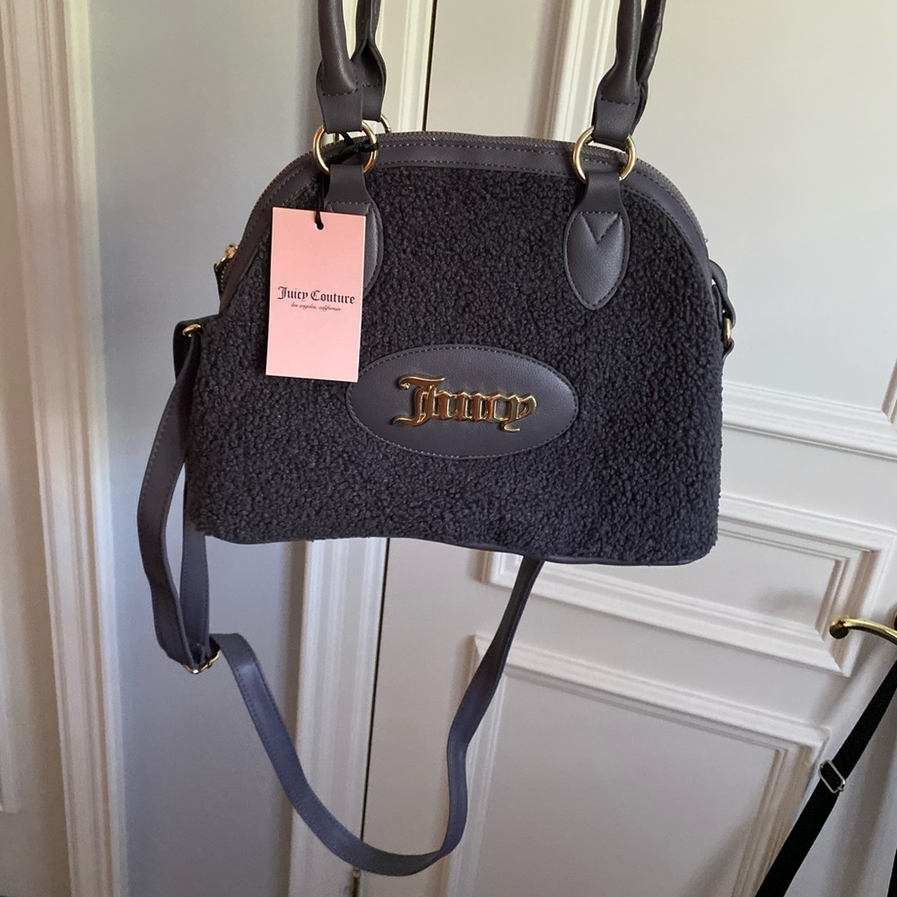 Juicy Couture Charcoal Shoulder and Crossbody Bag